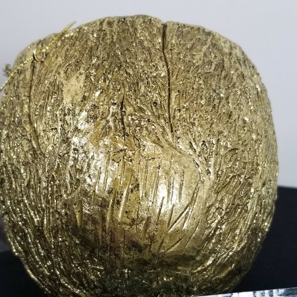 Trimsetter "Merry Mardi Gras" Collection Hand Painted Coconut Ornament - NEW - Picture 7 of 11